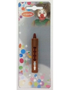 Barra de maquiagem marrom em blister - de alta qualidade, ideal para carnaval, festas temáticas e eventos especiais.